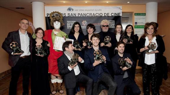Premiados en el Festival Solidario de Cine Español de Cáceres.