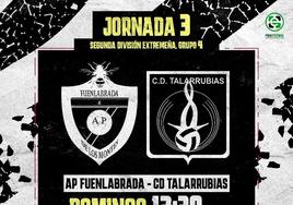 El CD Talarrubias visita al AP Fuenlabrada de los Montes para la tercera jornada