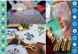 Talarrubias acoge el VI Encuentro Regional de Encajeras, Rolillos y Bordadoras