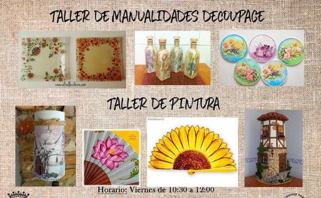La Universidad Popular ofrece un taller gratuito de decoupage y pintura en Santa María