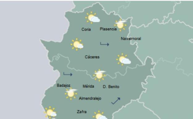 Domingo de Ramos con máximas de hasta 27 grados en Extremadura