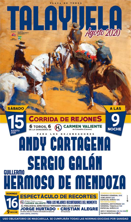 Fotos: Galería toros de la corrida de rejones Fiestas Virgen de la Asunción 2020