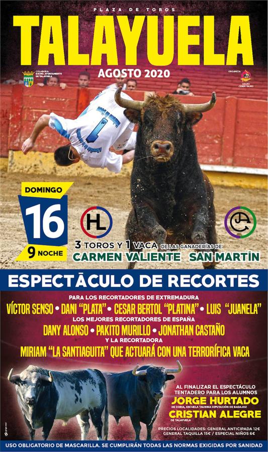 Fotos: Galería toros de la corrida de rejones Fiestas Virgen de la Asunción 2020