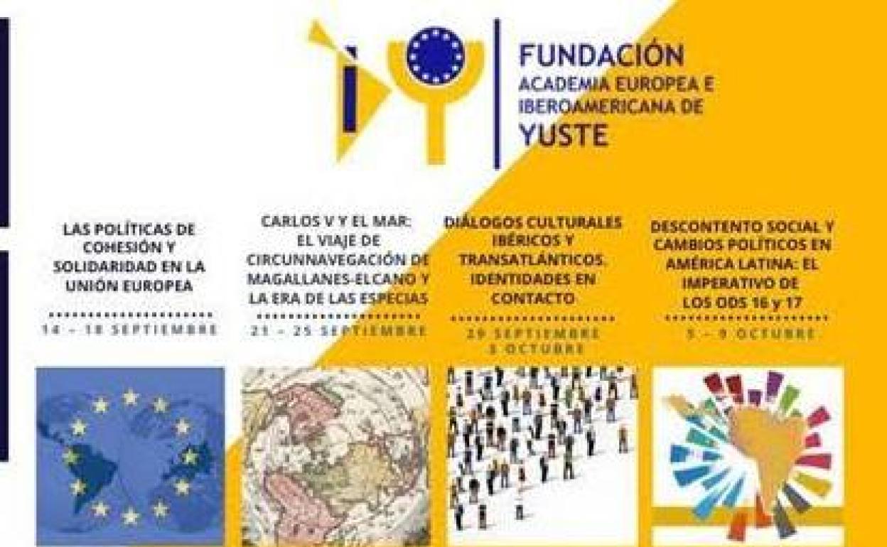 La Fundación Yuste oferta cuatro cursos online de libre acceso sobre la Unión Europea, Iberoamérica y Carlos V en el marco de su programa formativo Campus Yuste