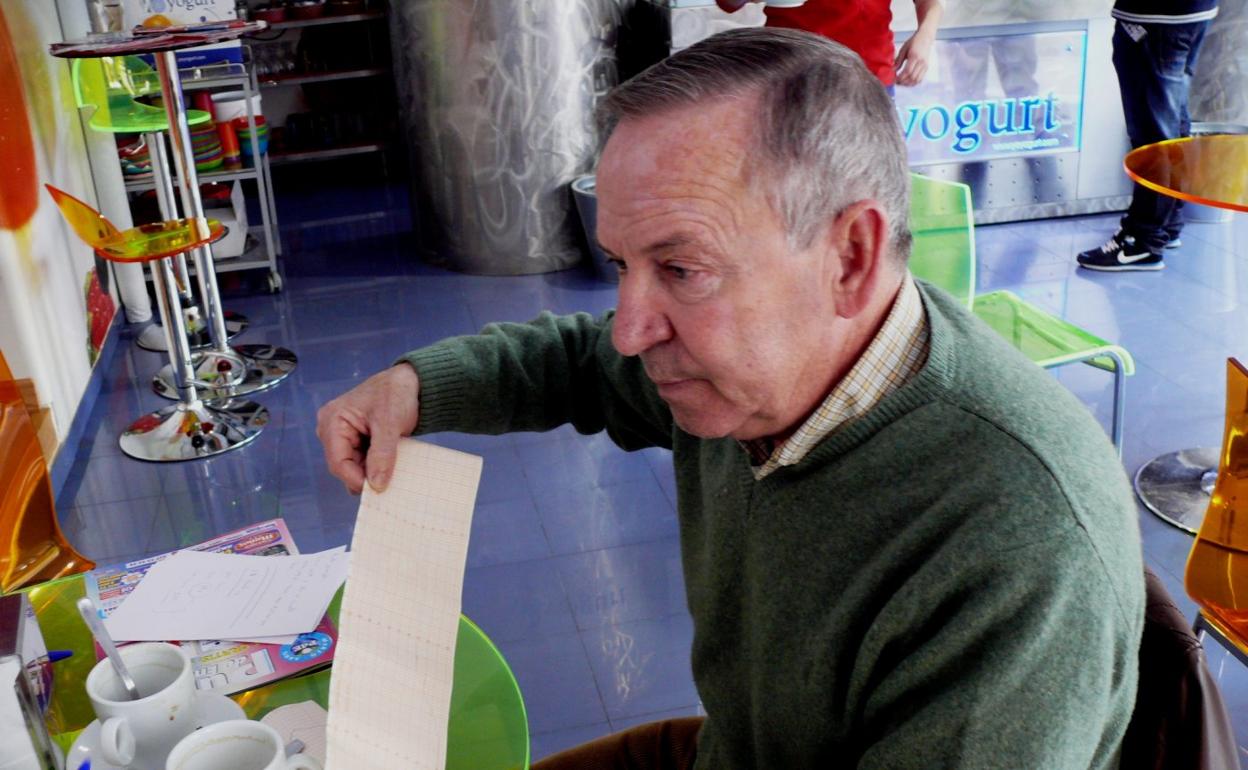 Domingo Quijada siempre dispuesto a atender a los medios locales.