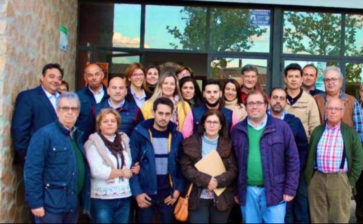 Alcaldes, ex-alcaldes y concejales populares de la comarca 