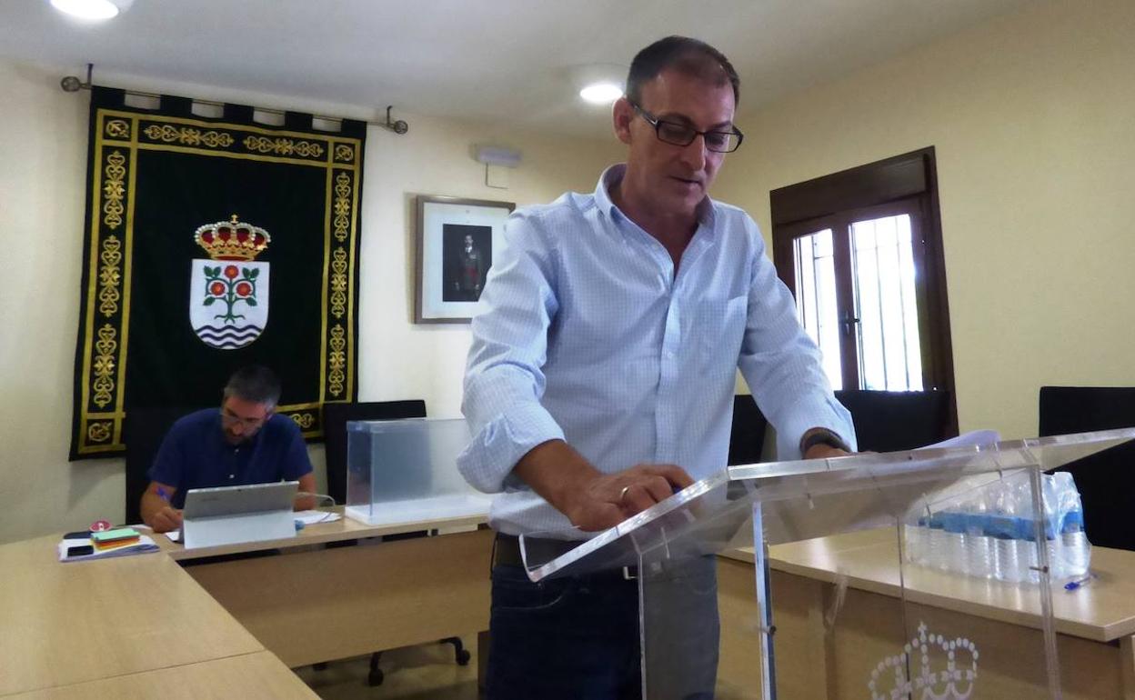 Raúl Medina al tomar posesión como presidente de la Mancomunidad 