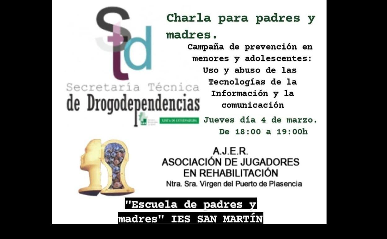 Charla: 'El uso y abuso de las tecnologías de la información y la comunicación'