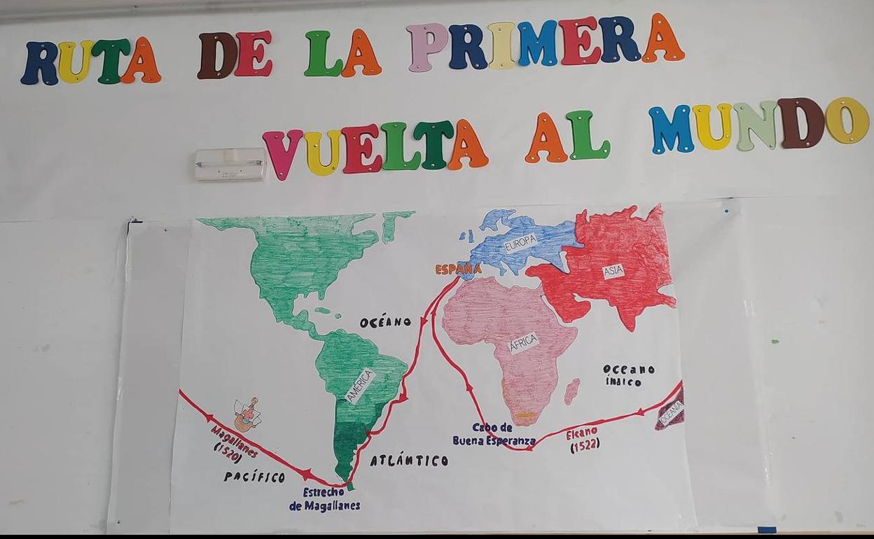 Los alumnos de infantil del Gonzalo Encabo comienzan a dar la vuelta al mundo
