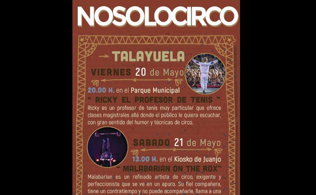Nosolocirco vuelve a Talayuela con dos actuaciones este fin de semana