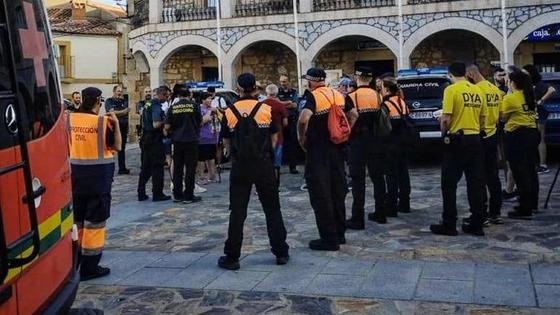 El grupo de Protección Civil de Talayuela se une a las labores de búsqueda de Rafael en Plasenzuela