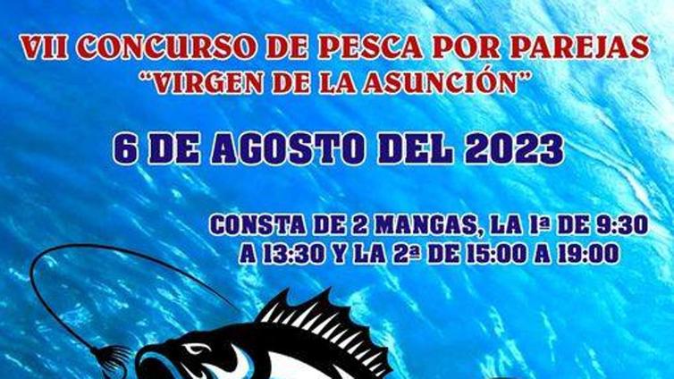 La Sociedad de Pescadores 'San Martín' organiza el VII Concurso de Pesca por Parejas 'Virgen de la Asunción'