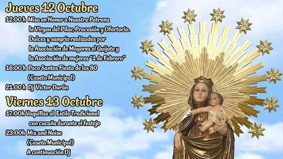 Empiezan las fiestas de la Virgen del Pilar en Santa María de las Lomas