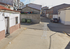 Calle donde se ha producido el suceso