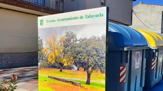 Instalan escamoteadores para disminuir el impacto visual de los contenedores de basura