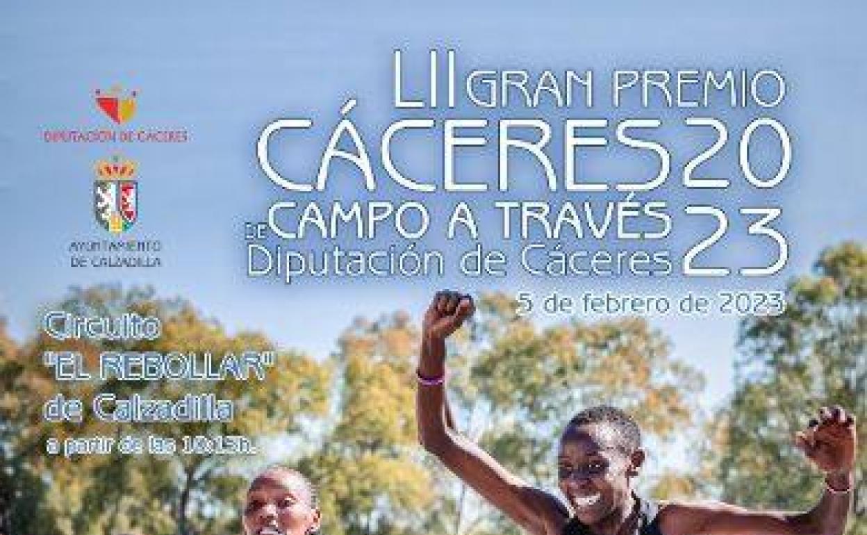 Más de 800 atletas nacionales e internacionales participarán este domingo, en Calzadilla, en el LII Gran Premio Cáceres de Campo a Través