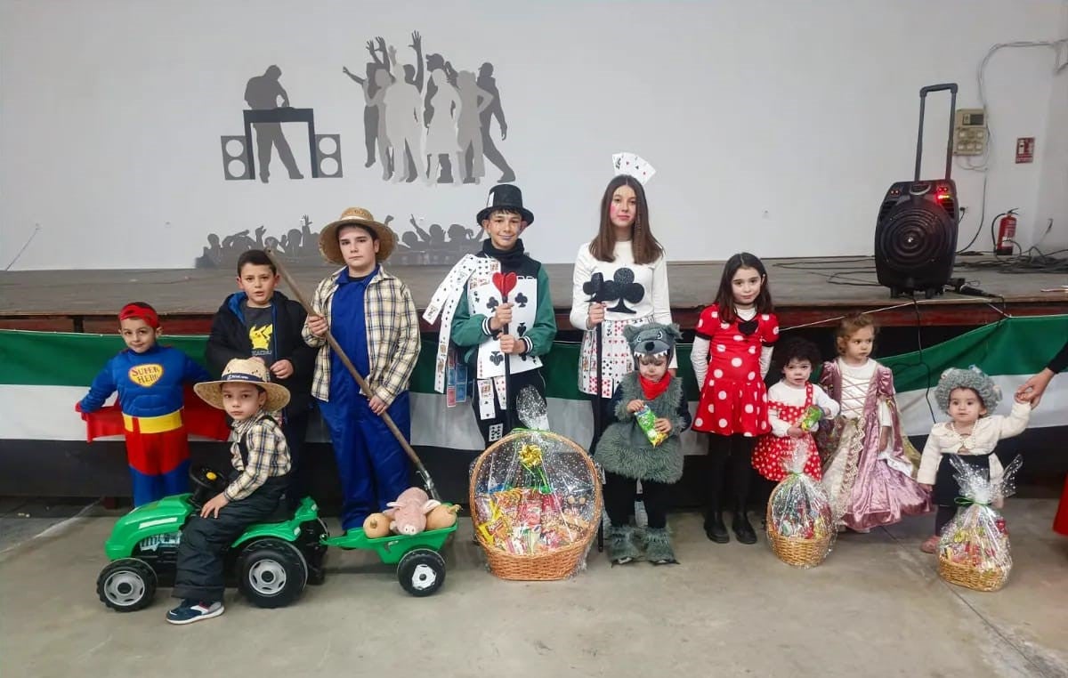 Los ganadores infantiles de Barquilla en el centro