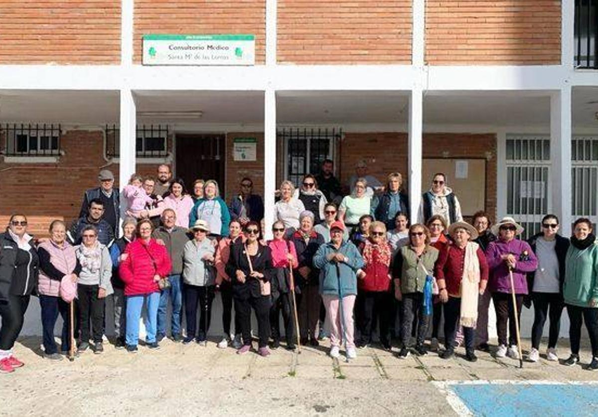 Participantes en el primer paseo