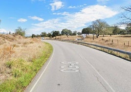 Carretera donde ocurrió el accidente