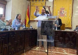 El alcalde, Roberto Baños, en su toma de posesión hace algo menos de un año