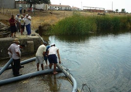 Regantes de la comunidad que comparten Talayuela y Navalmoral