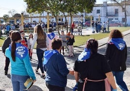 Ambiente festivo en Barquilla de Pinares