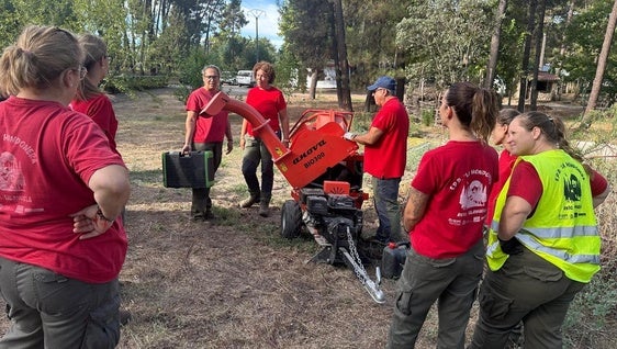 La Escuela Profesional 'La Hondonera' prosigue con sus trabajos en el Parque Natural