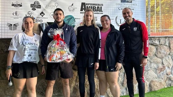 Éxito del I torneo de pádel mixto del bar del club