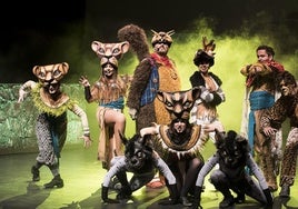 Protagonistas del espectáculo 'De Simba a Kiara'
