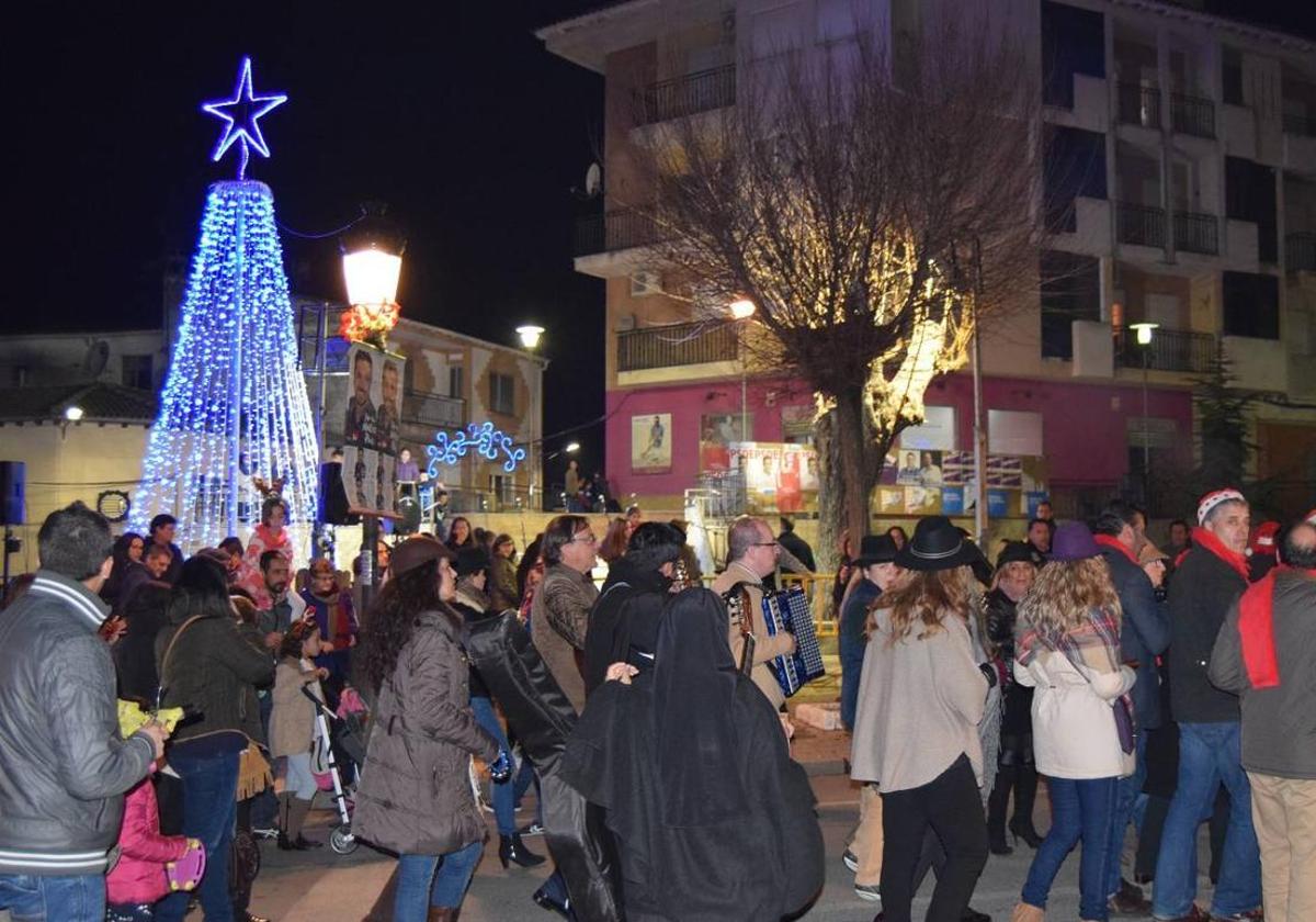 Ambiente navideño en las calles de Talayuela