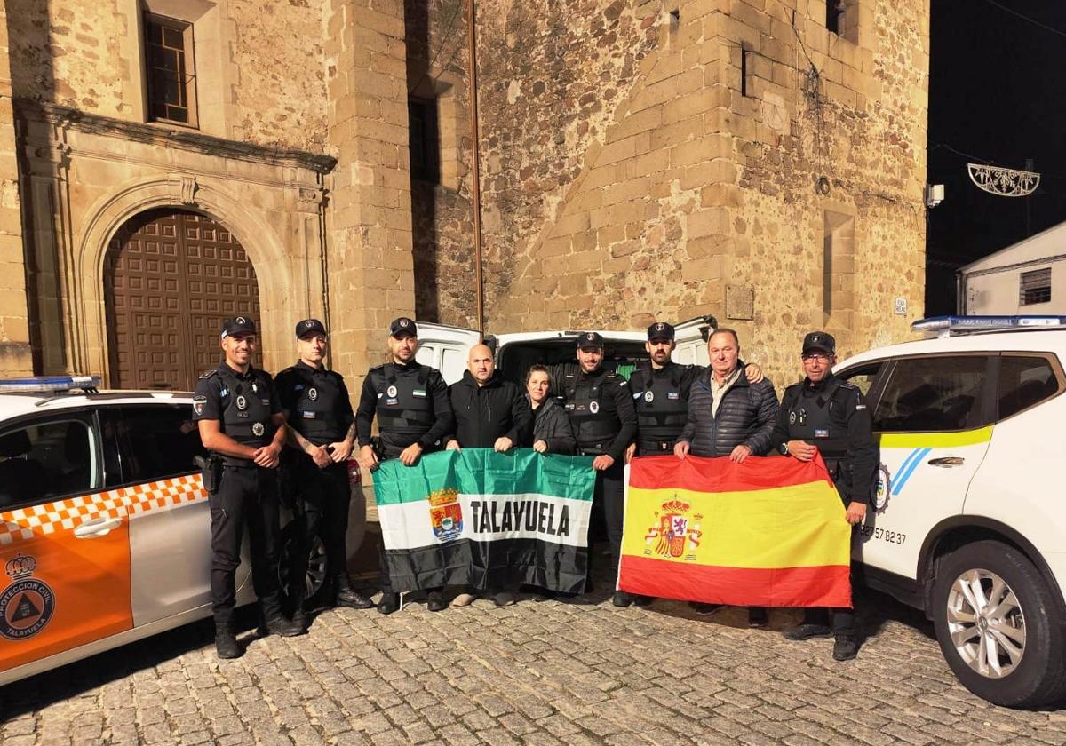 Integrantes de la Policía Local talayuelana