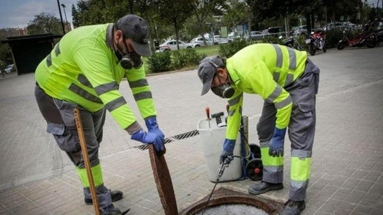 Empiezan las tareas de desinfección en las calles