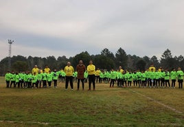 Jóvenes integrantes del CD Atalayí