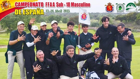 Andalucía se impone en el campeonato nacional juvenil celebrado en Golf Talayuela