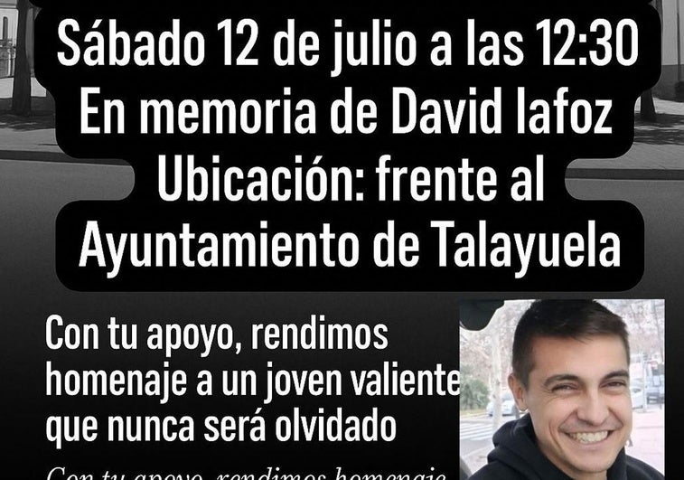 Concentración en la plaza este sábado en memoria de un joven trabajador agrario