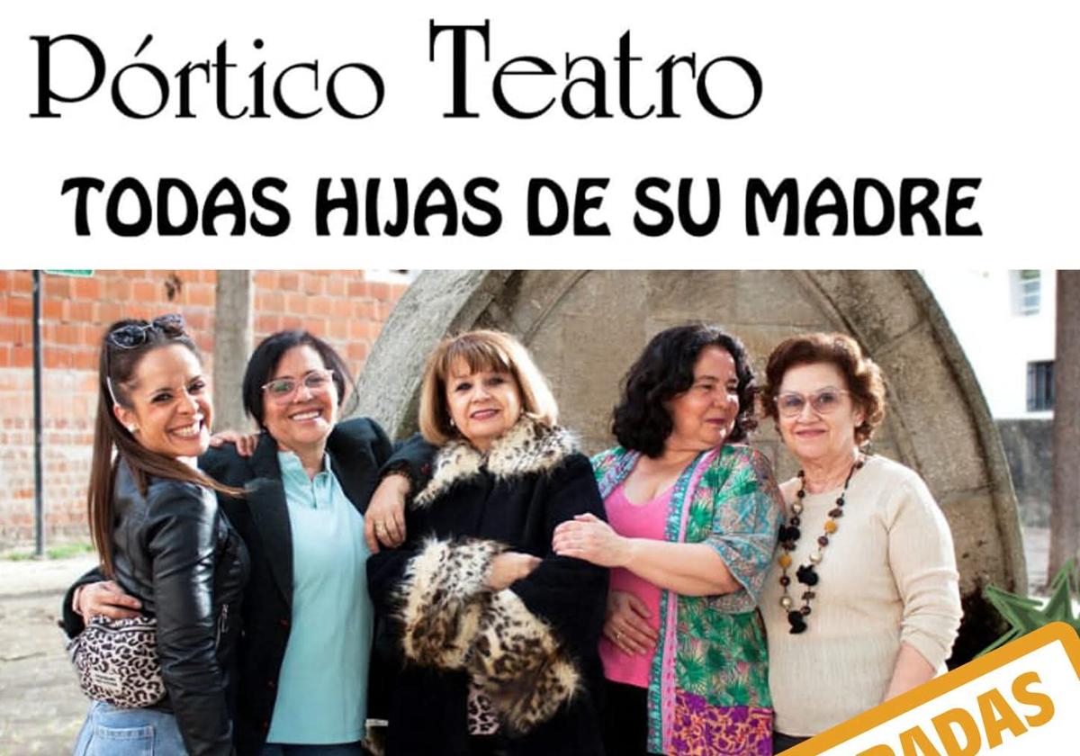 Cartel anunciador de la obra