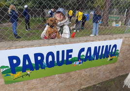 El parque canino ya está en uso