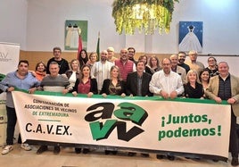 Ángel Marcos representará a Extremadura en la asamblea nacional de las asociaciones de vecinos