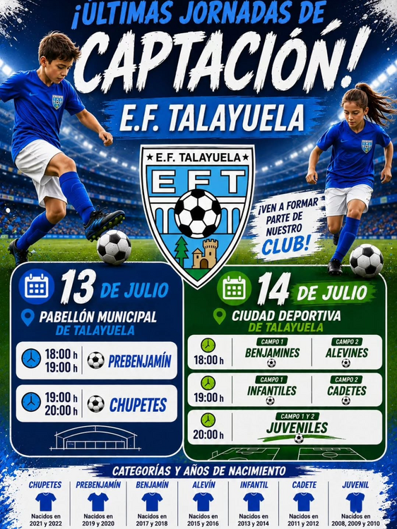 La Escuela de Fútbol organiza unas jornadas de captación