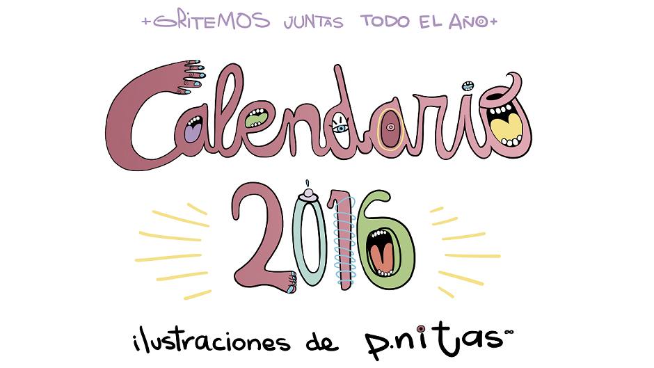 La ilistradora extremeña Inma Ramos busca apoyos para su Calendario Feminista 2016 mediante la plataforma de crowdfunding Verkami
