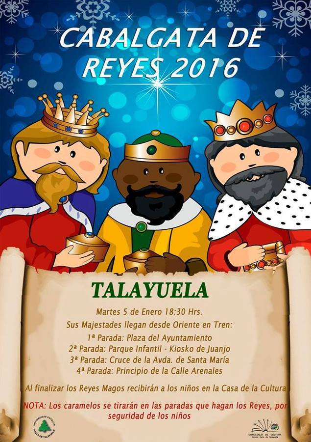 Los Reyes Magos llegan a Talayuela