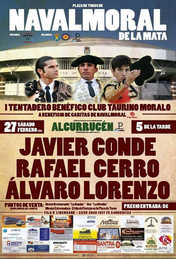 El Club Taurino Moralo organiza el I Tentadero Taurino a beneficio de Caritas Navalmoral