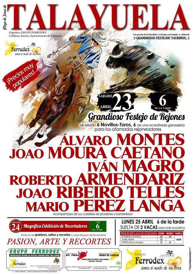 Rejones, recortadores y y vaquillas para la Feria de Abril