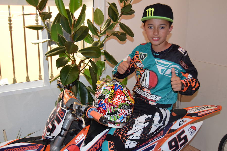 Mario Moreno, una firme promesa del motocross 