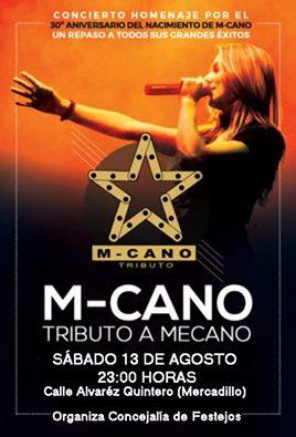 M-Cano actuará esta noche en Talayuela