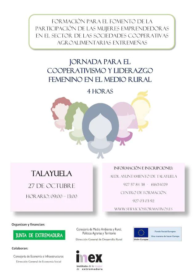 Jornada de “Cooperativismo y Liderazgo Femenino en el Medio Rural”