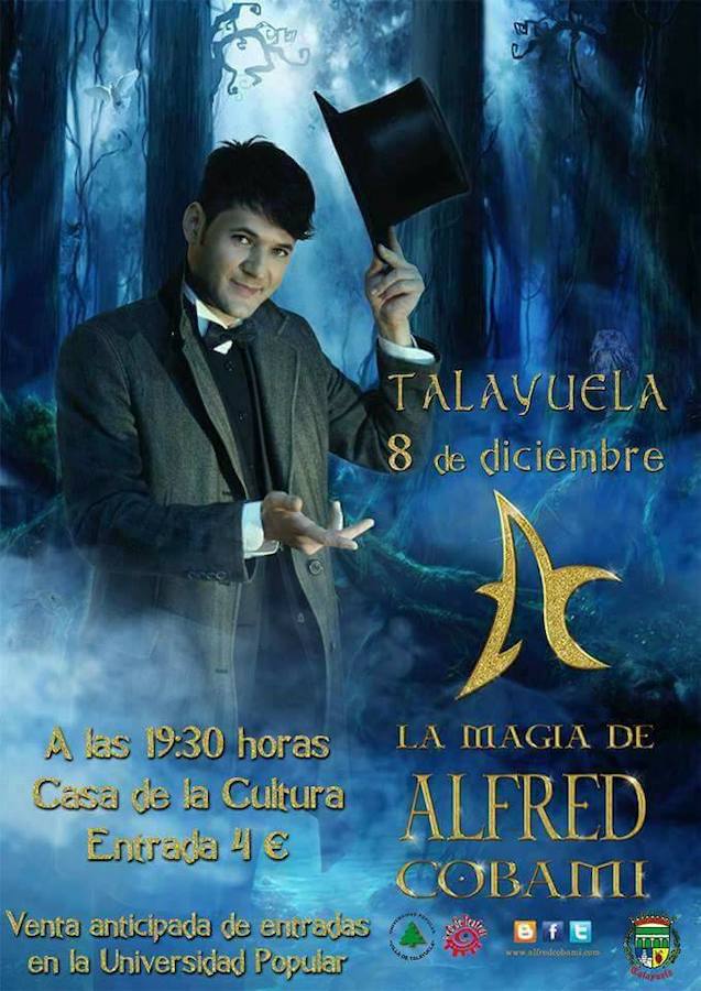 Espectáculo de magia de Alfred Cobami hoy en Talayuela