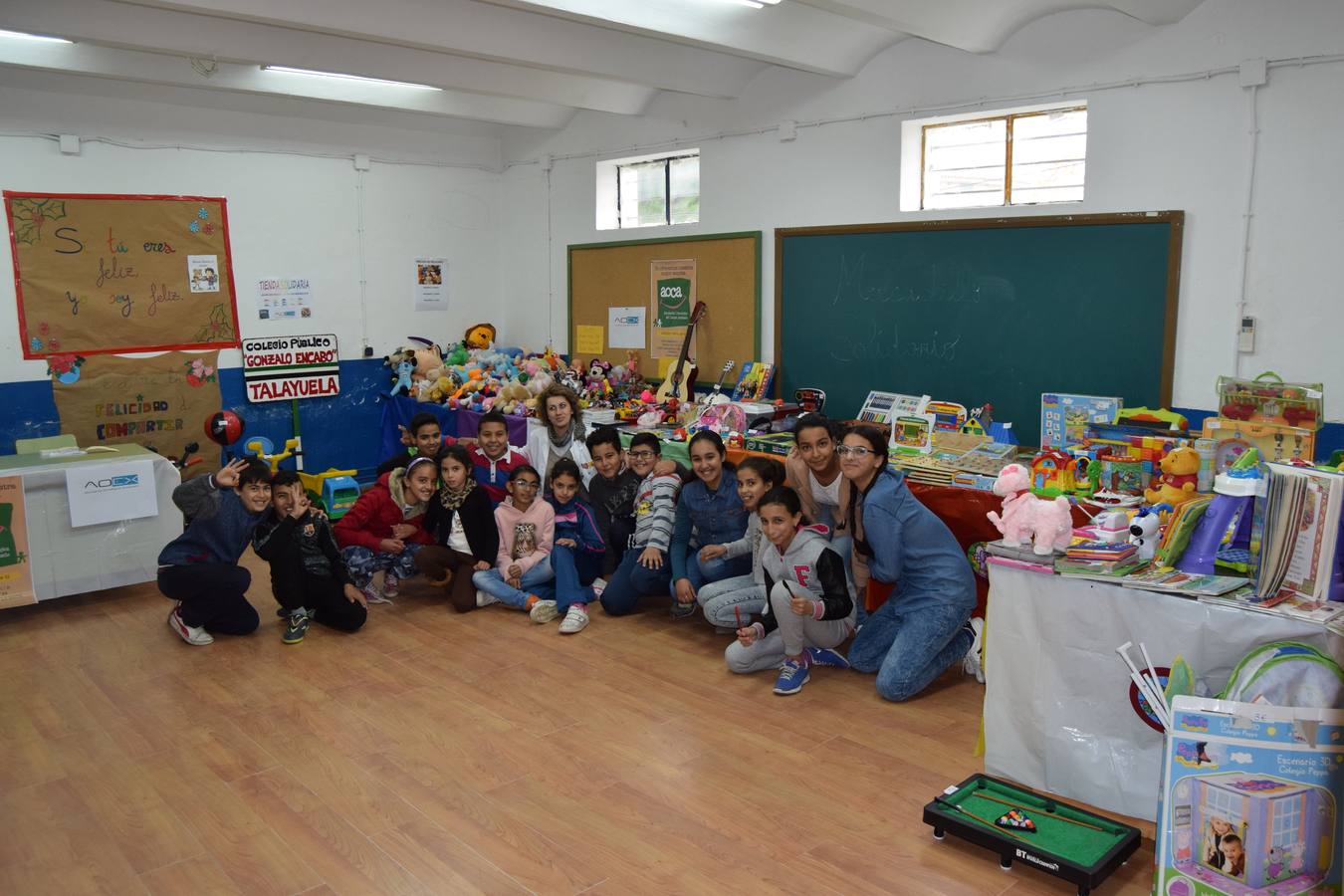 Todo preparado para que el Mercado Solidario abra sus puertas esta mañana 