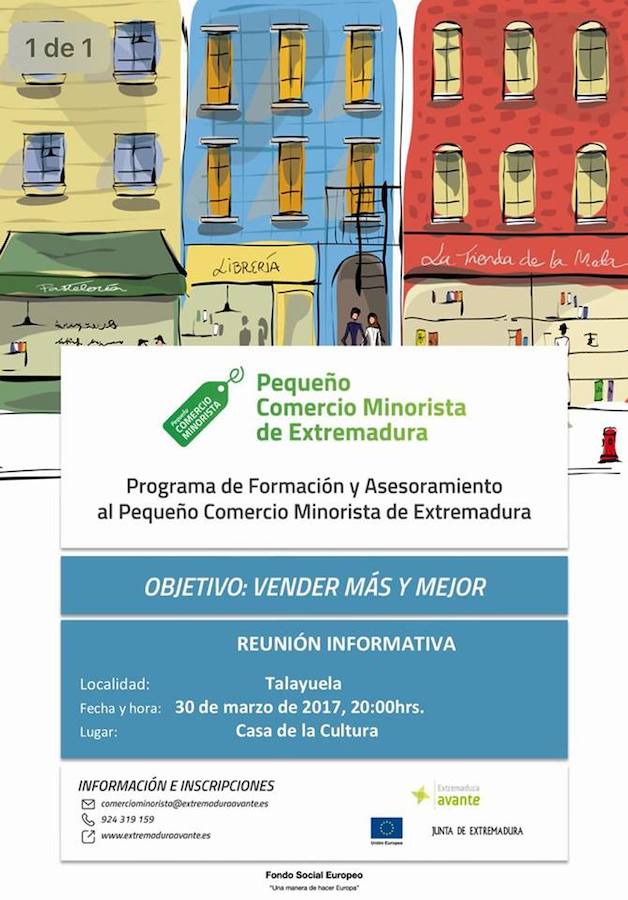Reunión informativa para el pequeño comercio minorista