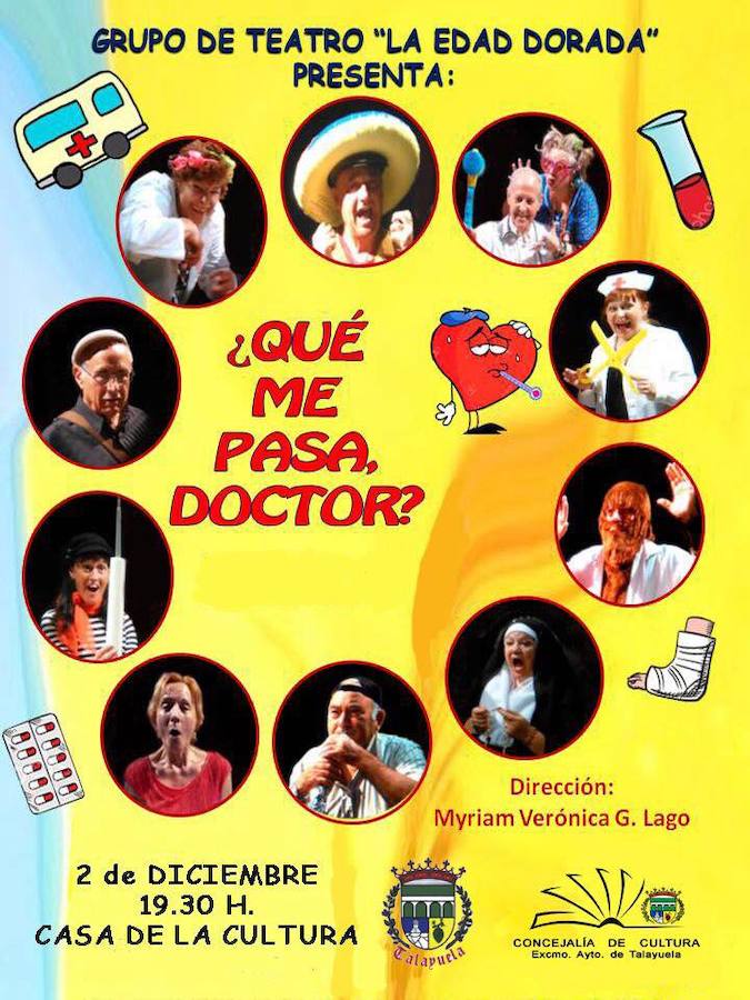 '¿Qué me pasa, doctor?' continúa con el Programa Cultural de Otoño